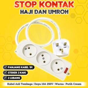 Stop Kontak 3 Lubang